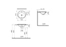 Vitra S20 530mm Countertop Washbasin 1 Tap Hole 5468B003-0001