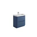 Anas Ella 765x780x444mm Floorstanding Unit With Basin Blue ELLA-800FLOORUNIT-BLUE + DEEP800