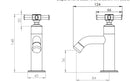 Tavistock Cheltenham Deck Mounted 2 Tap Hole Basin Mixers (Pair) Traditional Chrome TCM70