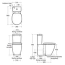 Ideal Standard Concept Close Coupled Back to Wall WC Pan Toilet Seat and Cover E801101 + E785501 + E786001