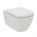 Ideal Standard i.Life B Wall Mounted WC Pan Toilet Seat & Cover Slim Slow Close - White T461401 + T500358