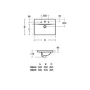Ideal Standard Concept Cube 500mm Countertop Basin 1 Tap Hole - White E501301