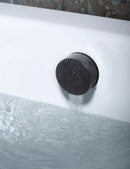 Tavistock Round Smartflow Bath Filler Black SVACS23