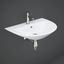 RAK Ceramics Morning 550x420mm Wall Hung Basin 1 Tap Hole White MORWB5501AWHA
