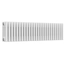Reina Colona 4 Column Horizontal Radiator - 300mm x 1190mm - White