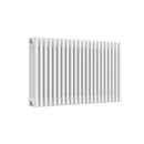 Reina Colona 4 Column Horizontal Radiator - 600mm x 1010mm - White