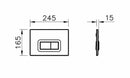 Rimless Toilet Rak Ceramics Vitra Wc Frame Concealed Cistern Soft Close Seat Chrome Plate