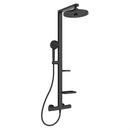 Ideal Standard Ceratherm ALU+ Shower Syste Thermo 2 Function and 2 shelves Silk Black BD579XG