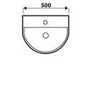 Kartell Kameo 500mm Round Basin With Full Pedestal