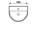 Kartell Kameo 500mm Round Basin With Full Pedestal