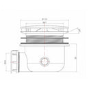 JTP Shower Waste - Stainless Steel