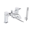 Tavistock Adapt 2 Tap Hole Deck Mounted Bath Shower Mixer with Handset - Chrome TAD42