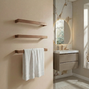 Singola Dry Electric Towel Rail 450mm - Brushed Bronze SIN450BZ