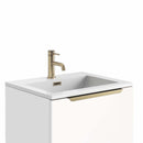 Anas Angel 590x475x397mm Wall Mounted Vanity With Basin & Handle & OverFlow Blue