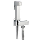 JTP Douche Square Set With Built In Angle Valve and Bracket - Chrome