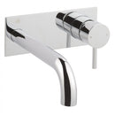 JTP Florence Wall Mounted Basin Mixer Tap with Back Plate - Chrome