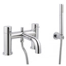 JTP Florence Deck Mounted Bath Shower Mixer Tap with Kit - Chrome