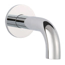 JTP Florence Basin Spout with Wall Flange - 120mm Deep - Chrome