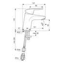 Ideal Standard Ceraflex Single Lever Basin Mixer B1812AA