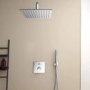 Ideal Standard Ceratherm C100 Built-In Thermostatic Shower Pack w/ Square 300mm Fixed Rainshower Head - Chrome A7572AA