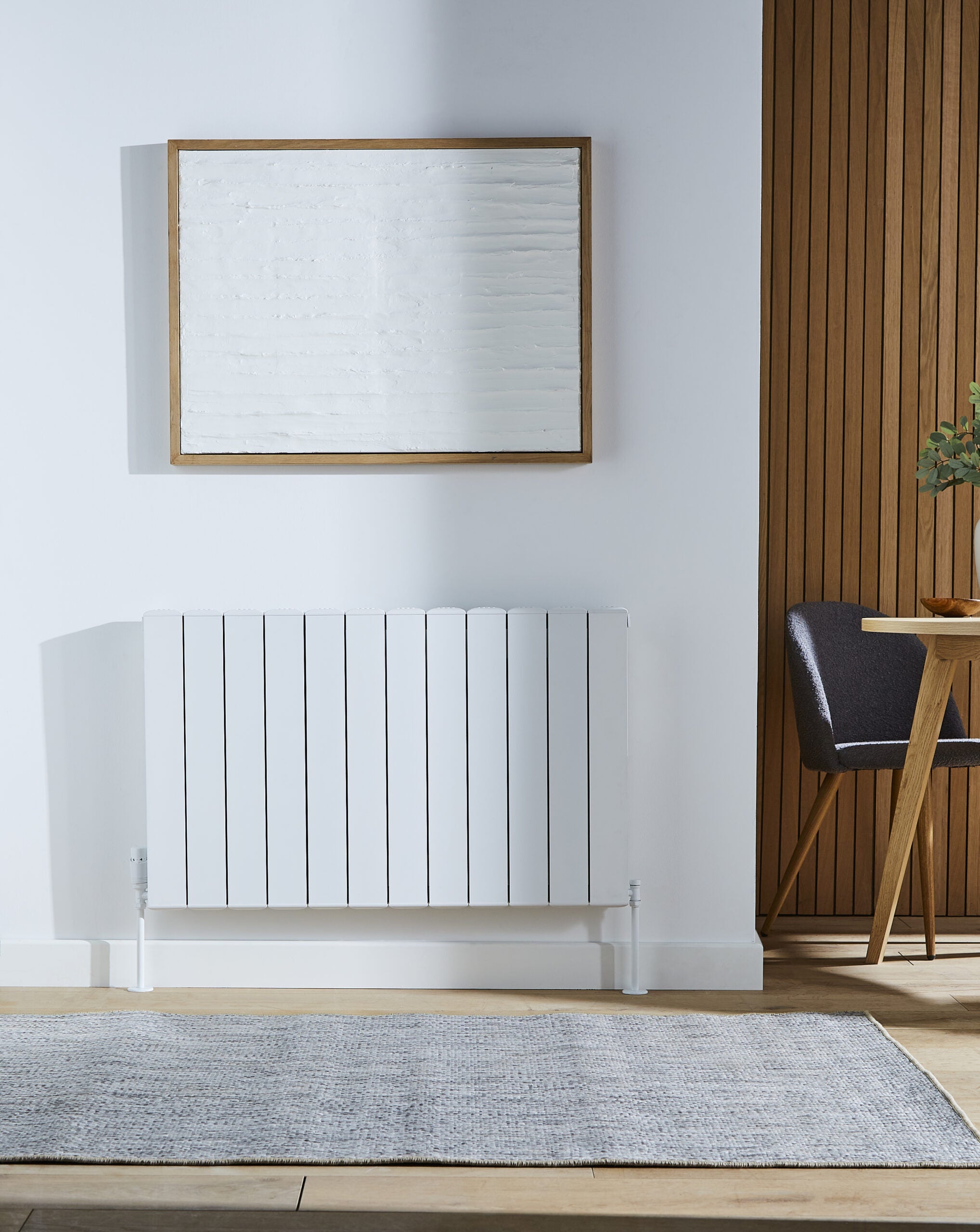 Aluminium Horizontal Radiator EDMONTON 575x956mm WHITE ALRAD-9-612-WT