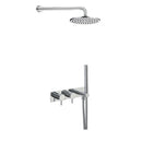 JTP Florence 2 Outlet Thermostatic Concealed Shower Valve with Handset - Chrome