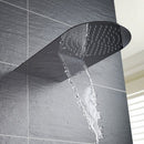 JTP Slimline Round Fixed Shower Head with Cascade Function - Chrome