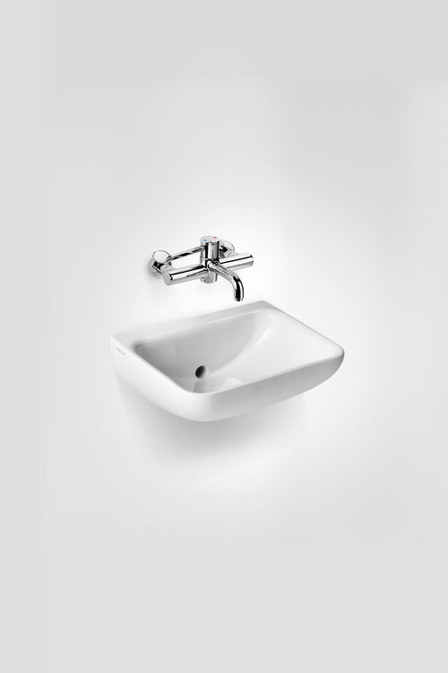 Armitage Shanks Markwik Panel Mounted Thermostatic Basin Mixer Single Sequential Lever Demountable With Removable Spout A6682AA