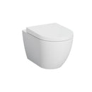 WALL HUNG TOILET PAN RIMLESS WITH SOFT CLOSE SEAT