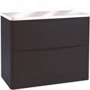 Anas Bella 896x800x448mm Floorstanding Unit With Countertop BELLA-900FLOORCAB-MATTGREY + BELLA-COUNTERTOP-900-GWTE