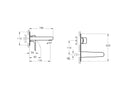 VitrA Root Round Built-in Basin Mixer (Exposed part) - Copper A4272126EXP