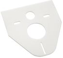Rimless Wall Hung Toilet Pan Wc Frame Concealed Cistern Brushed Brass Square Plate