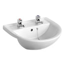 Armitage Shanks Sandringham 21 500mm Semi Recessed Basin 2 Tap Holes E895901