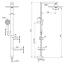 Ideal Standard Ceraflow ALU+ Shower Diverter System 2 Funtion Rose BD585RO