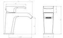 Tavistock Adapt Deck Mounted 1 Tap Hole Basin Mixer With Click Waste - Chrome TAD11