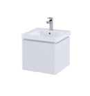 RAK-Resort 550 Single Drawer With Basin Unit in Matt White RAKRSTWBU55600 + RST50BAS1