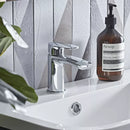 Tavistock Avid Deck Mounted 1 Tap Hole Basin Mixer With Click Waste - Chrome TAV11
