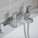 Ideal Standard Ceraflex 2 Tap Hole Bath Shower Mixer - Chrome B1823AA