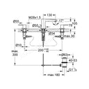 Grohe Eurostyle Cosmopolitan 3 Tap Hole Basin Mixer Tap S-size Chrome 20208002