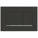 GEBERIT SIGMA30 DUAL FLUSH PLATE BLACK MATT/BRIGHT CHROME FOR SIGMA CISTERN