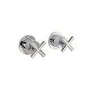 JTP Solex Crosshead  Wall Mounted Side Valves (Pair) - Chrome