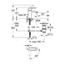 Grohe Eurostyle Cosmopolitan Basin Mixer Tap 1/2 S-size 2337420E