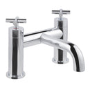 JTP Solex Deck Mounted Crosshead Bath Filler Tap - Chrome