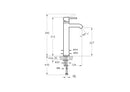 Vitra MINIMAX Tall Basin Mixer Tap A41990VUK