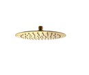 Anas Brushed Brass Gold Double Outlet Concealed Shower Thermostatic Valve 200mm Overhead
