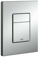 Grohe 0.82 WC Frame Chrome Plate Rimless Wall Hung Toilet Pan And Soft Close Seat 38773000