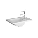VitrA Integra Vanity Basin 1 Tap Hole - White 7034B003-0001