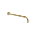 Anas Brushed Brass Gold Double Outlet Concealed Shower Thermostatic Valve 200mm Overhead