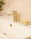Tavistock Haze Basin Mixer Brushed Brass THZ1104