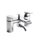Tavistock Blaze 2 Tap Hole Deck Mounted Bath Shower Mixer - Chrome TBL42